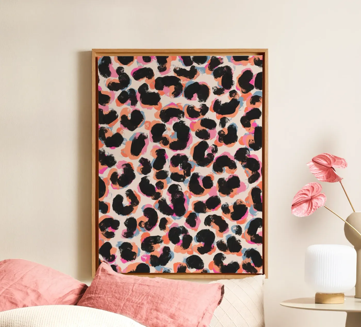 Leo Pattern Leinwand von treechild