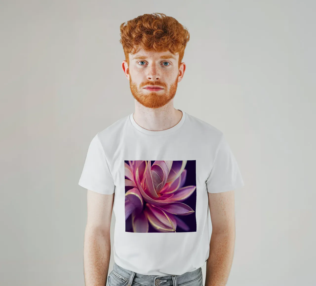 Macro Fiore di tuberosa messicano t-shirt da Bold Blooms