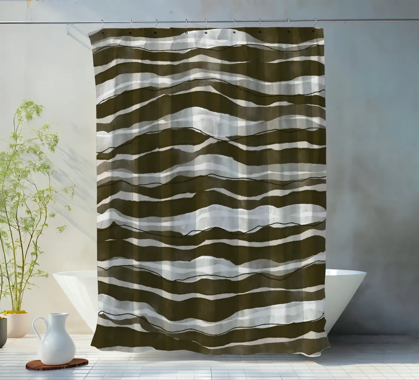 Pattern No 8 Duschvorhang von treechild