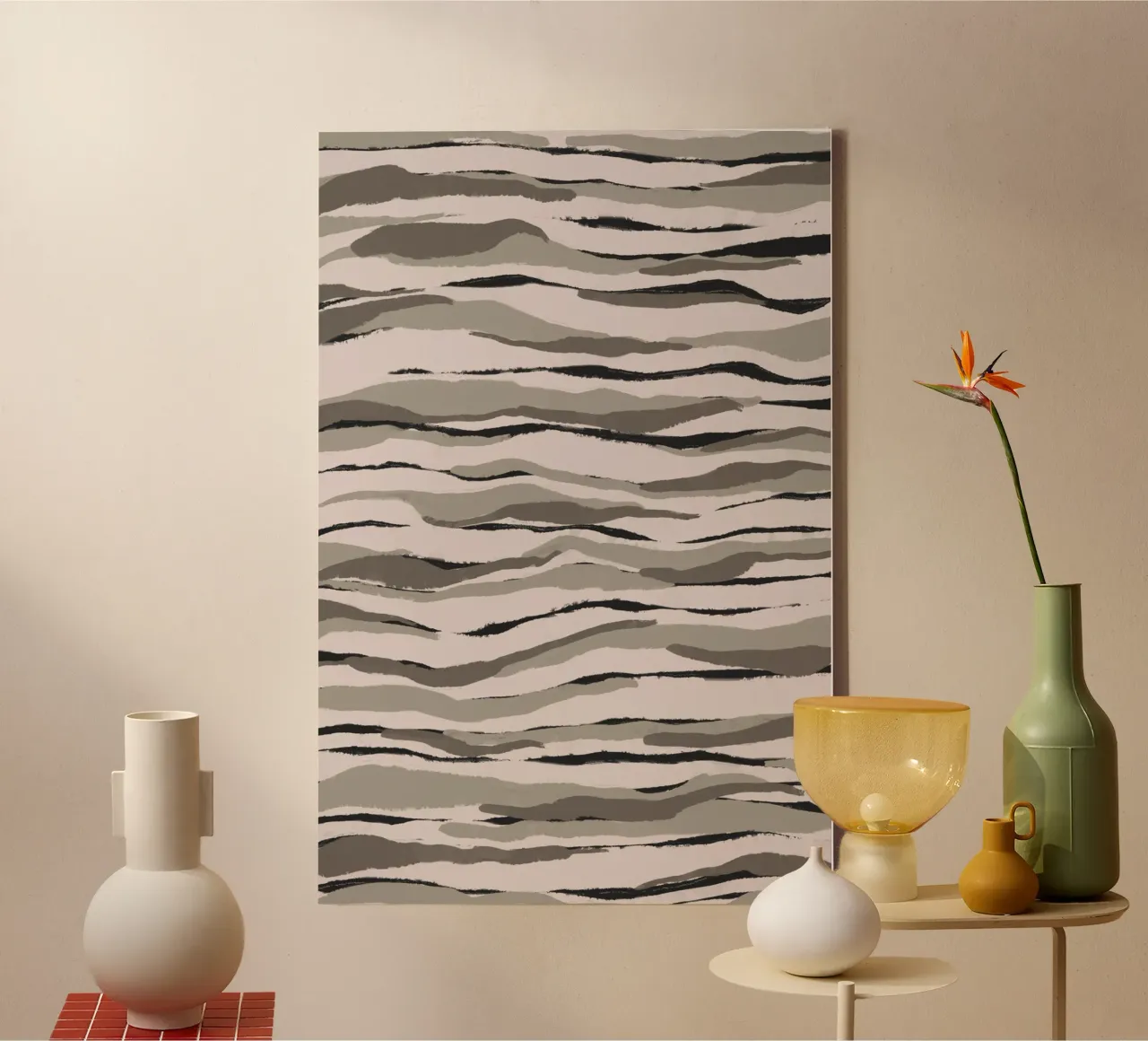 Pattern No 11 toile avec Caisse américaine de treechild