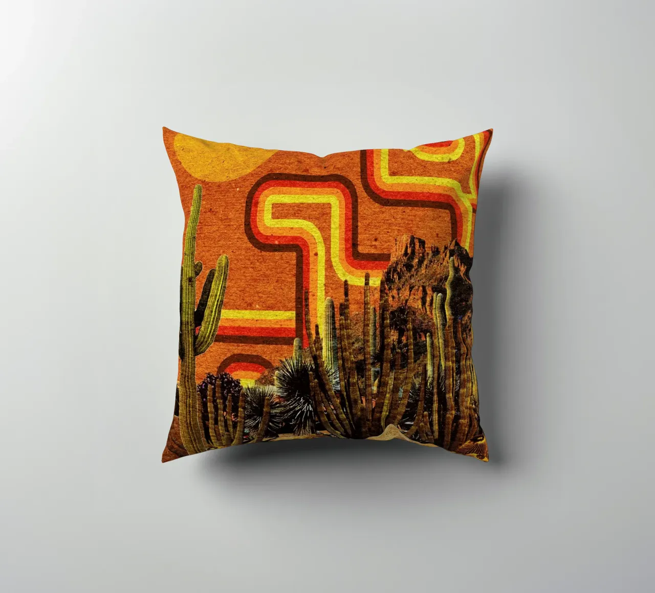 Desert Lines cuscino da Kris Tate