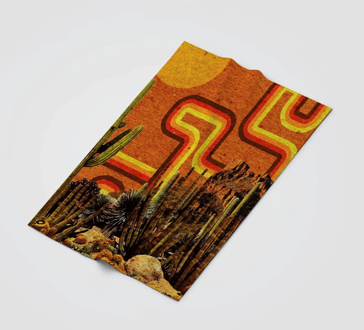 Desert Lines Fleecedecke von Kris Tate