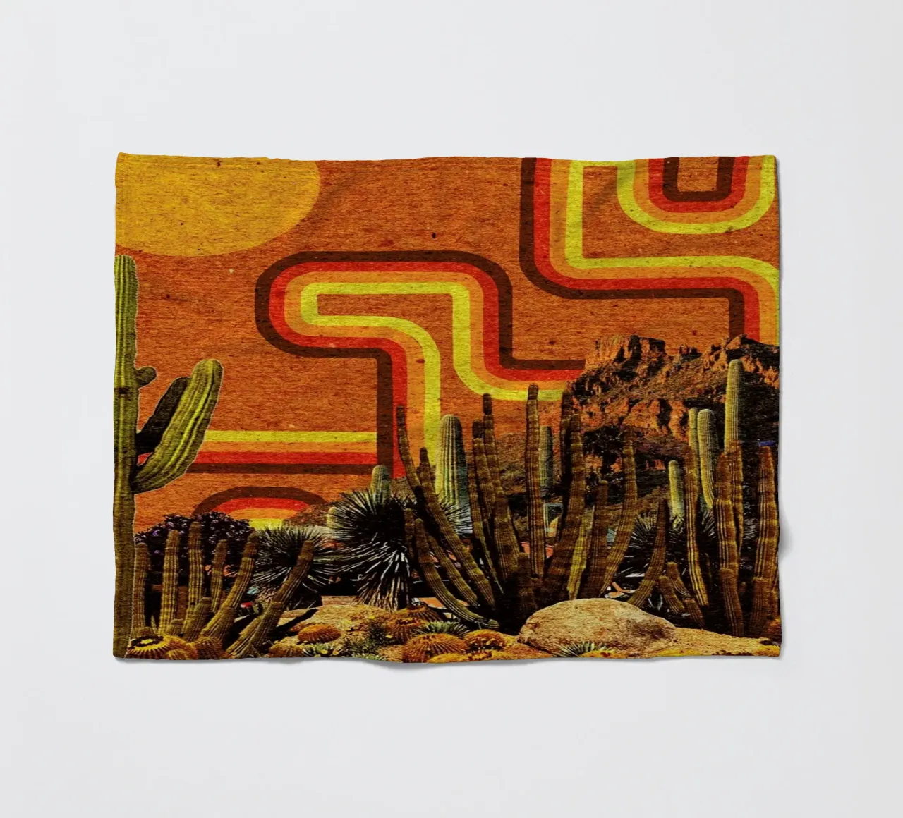 Desert Lines Fleecedecke von Kris Tate