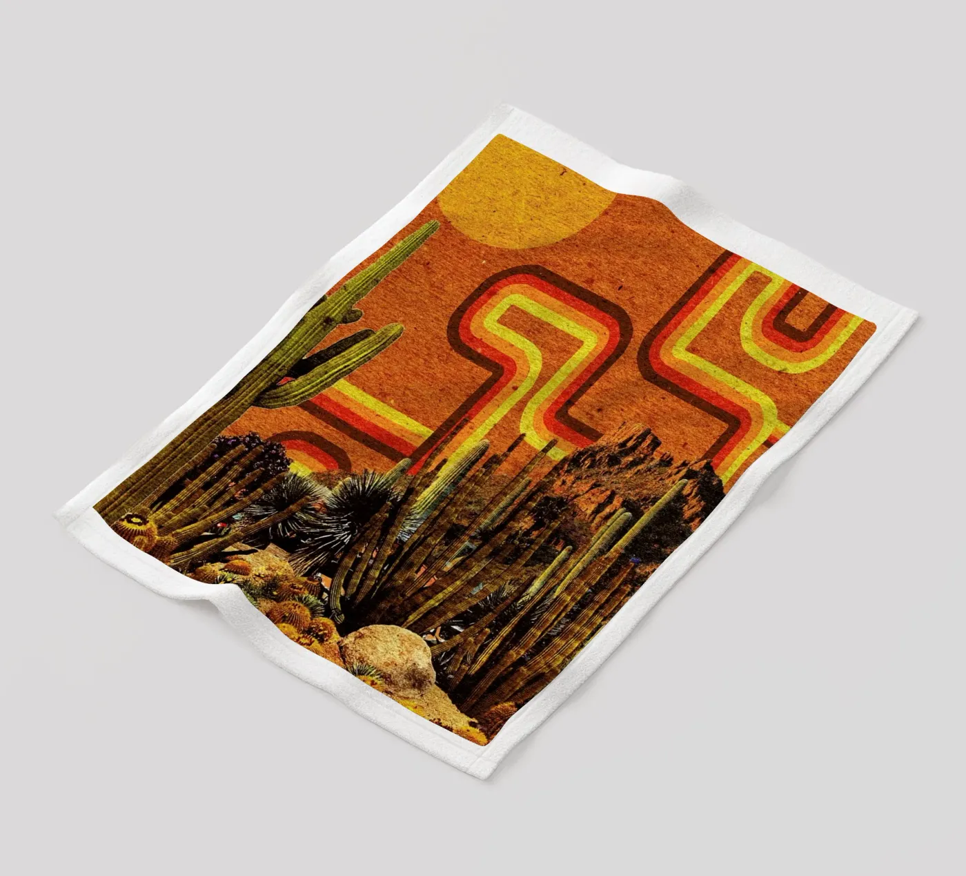 Desert Lines Fleecedecke von Kris Tate