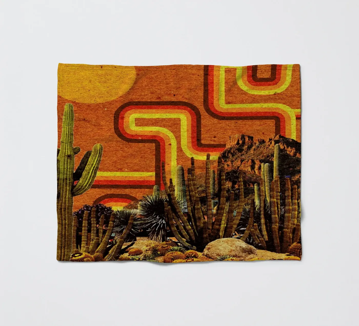 Desert Lines Fleecedecke von Kris Tate