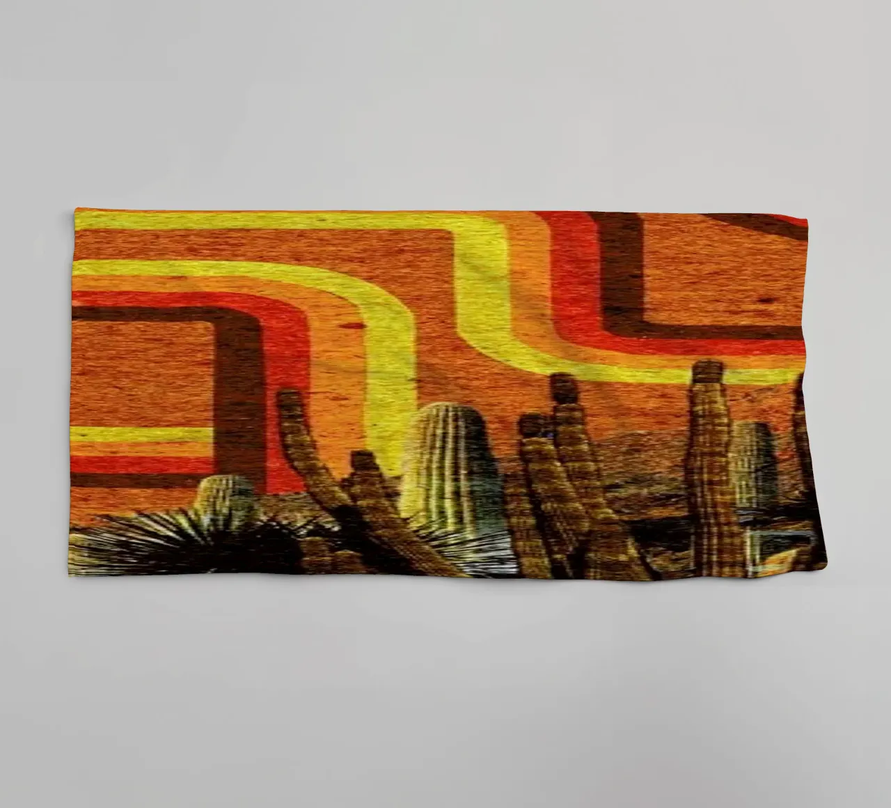 Desert Lines asciugamano da bagno da Kris Tate
