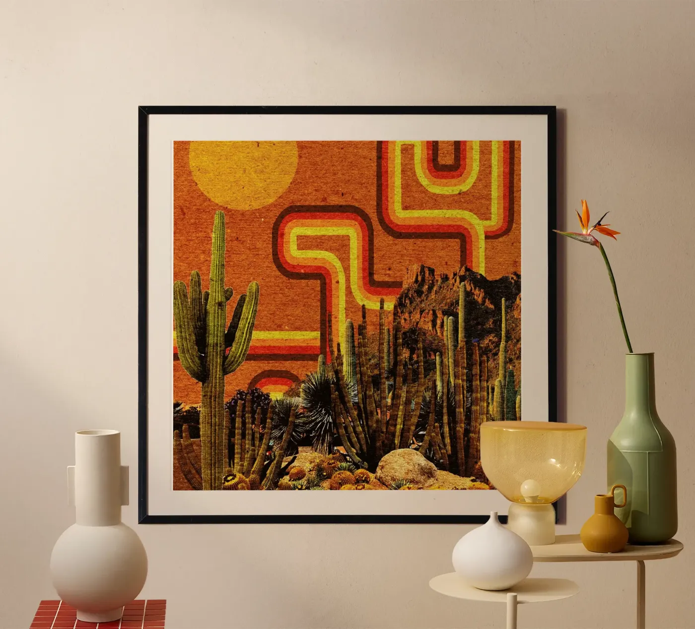 Desert Lines poster by Kris Tate