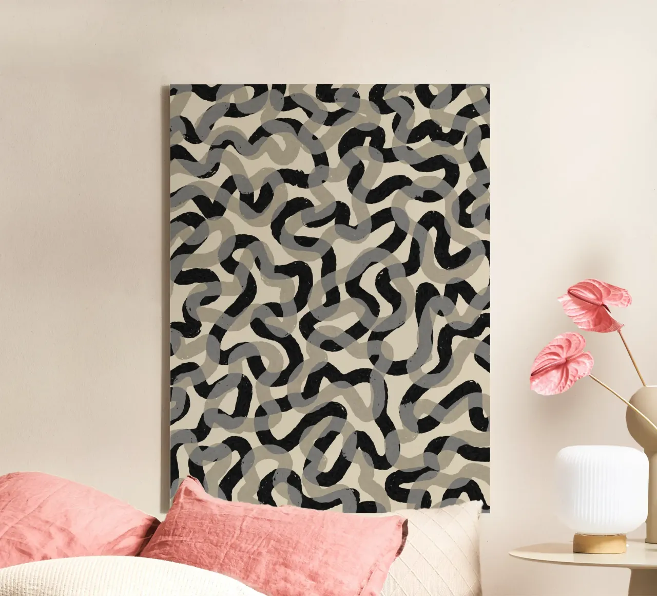 Pattern No 18 tela con Cornice a cassetta da treechild
