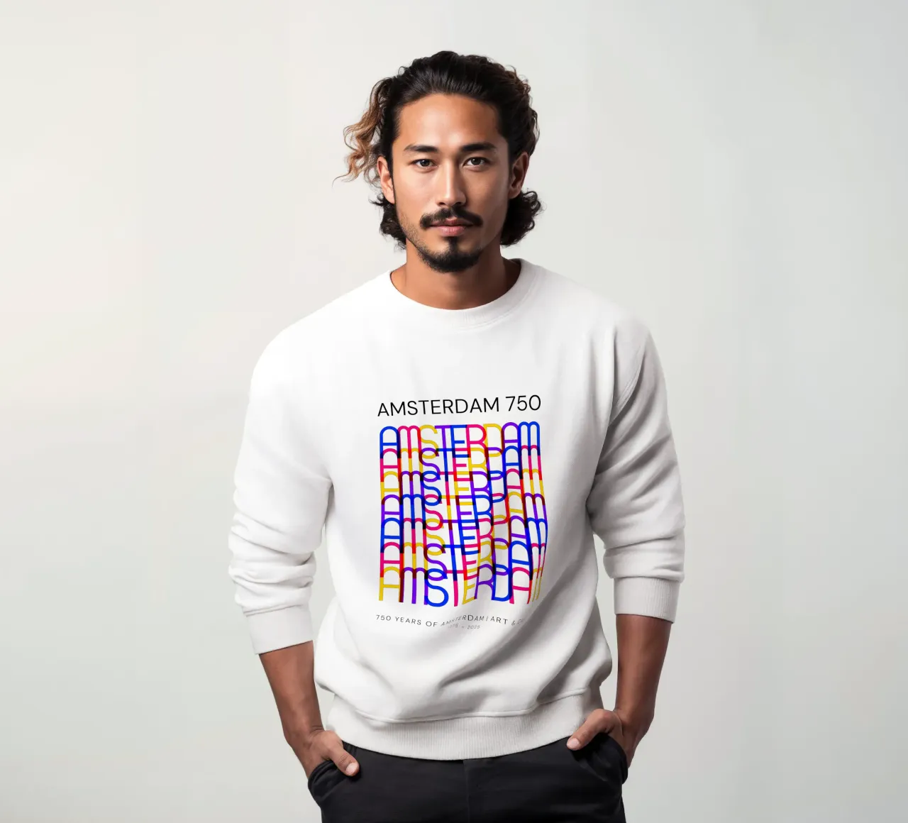 Amsterdam 750 – #7 – Electric Pulse Edition felpa da Hightown Design