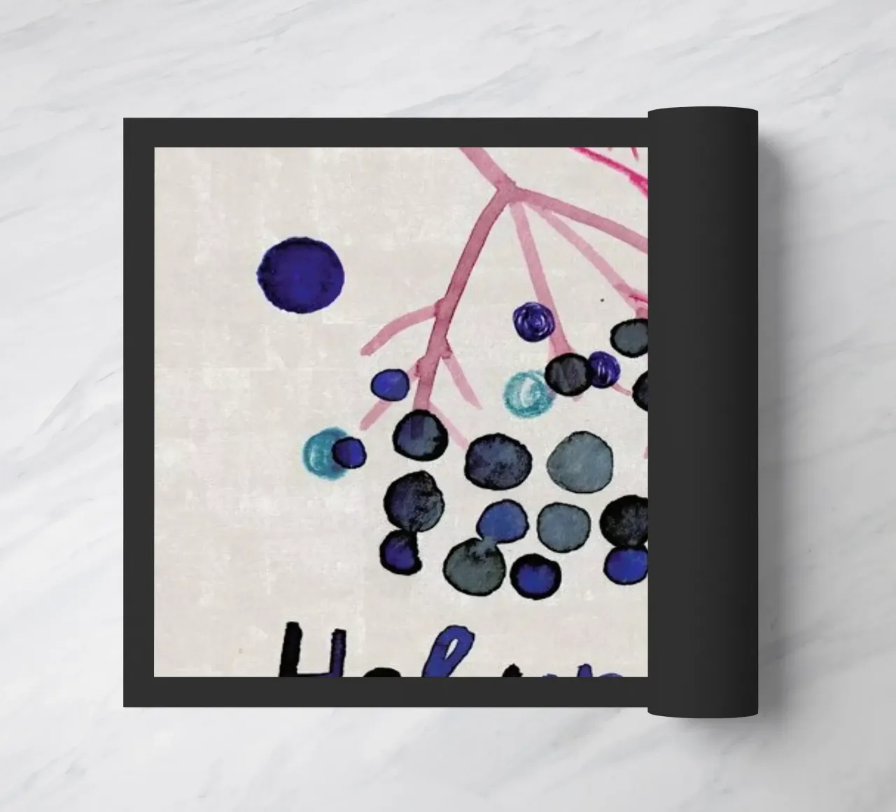 Hollunder doormat by Rinah Lang