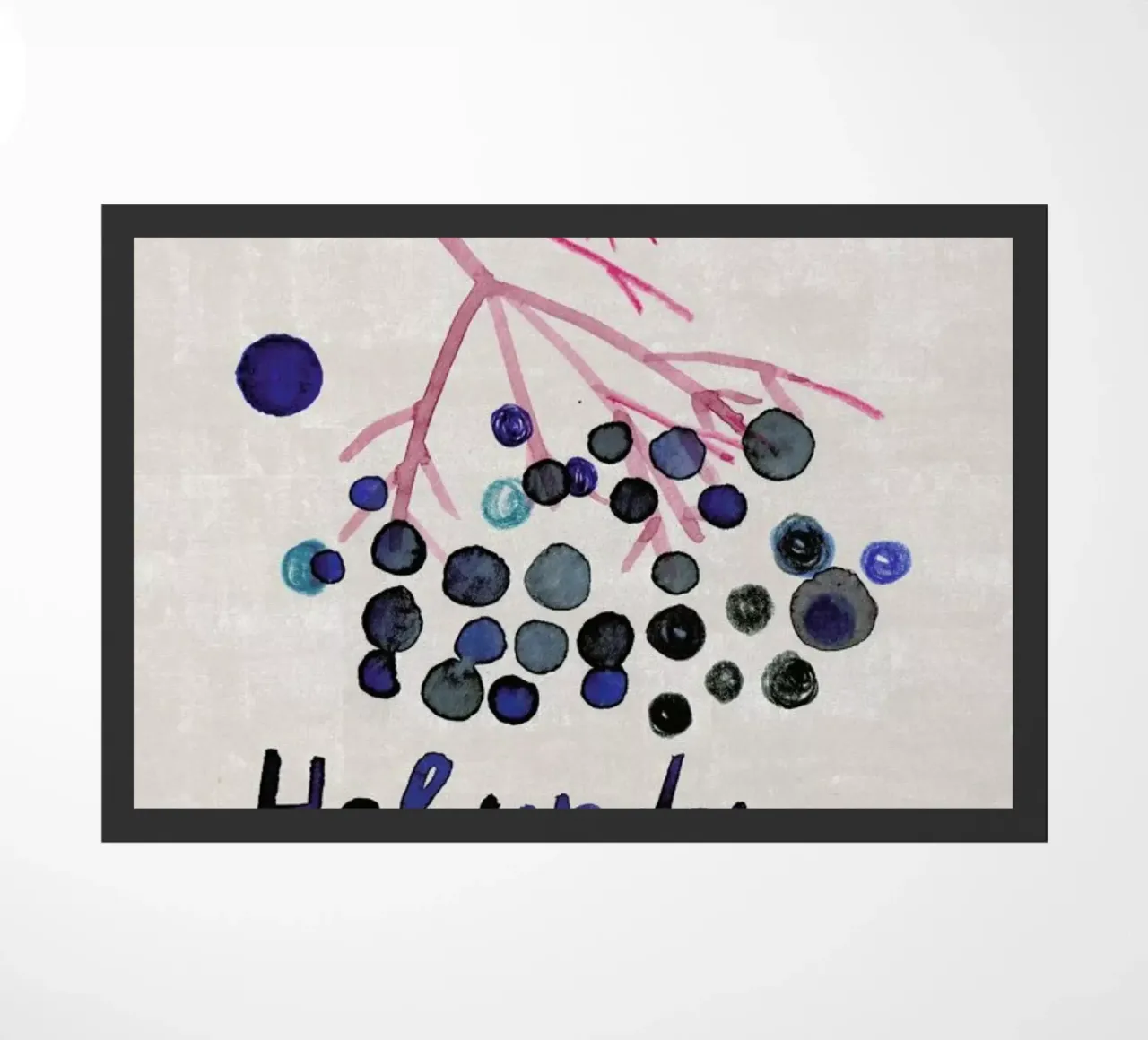 Hollunder doormat by Rinah Lang