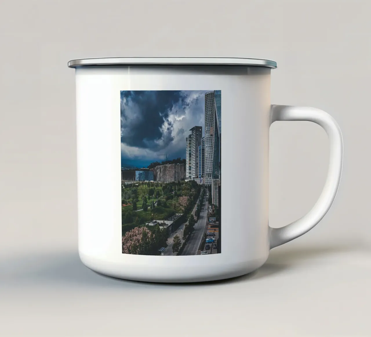 47 Città tazza in smalto da Bttn