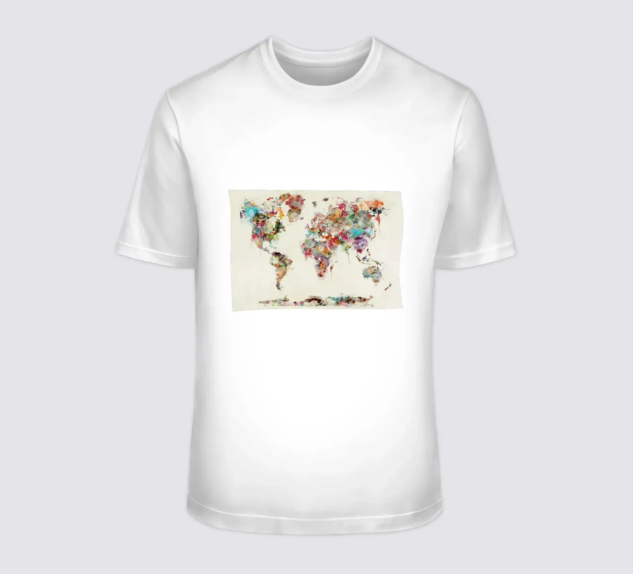 World Map Watercolor t-shirt da Brian Buckley