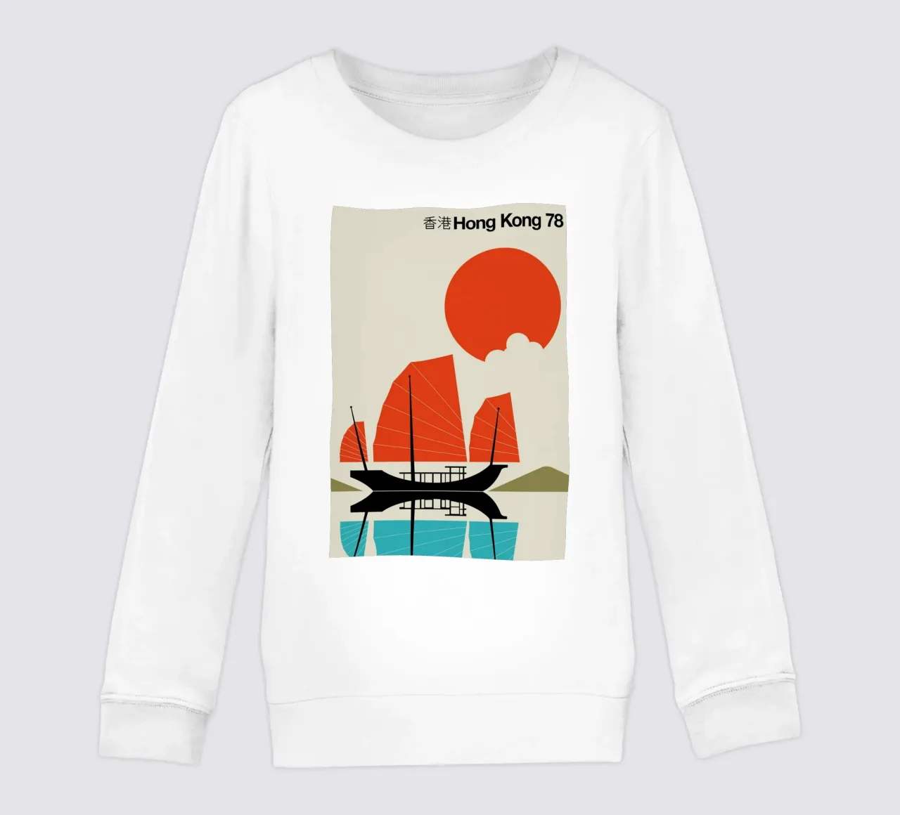 Hong Kong 78 kids sweatshirt by Bo Lundberg