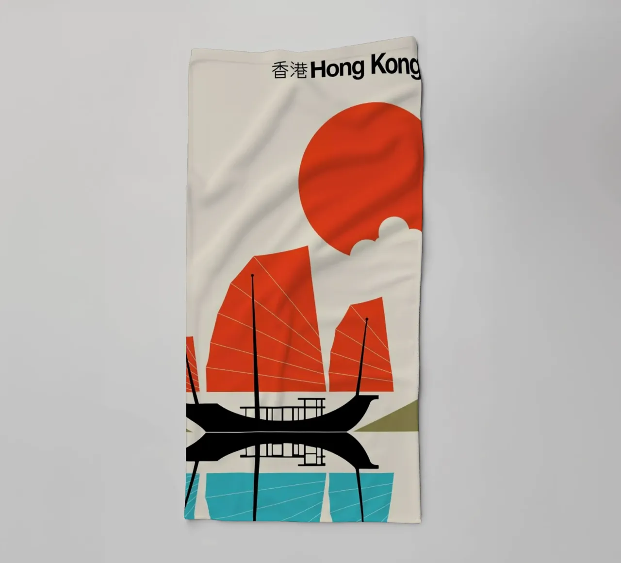 Hong Kong 78 toalla de baño de Bo Lundberg