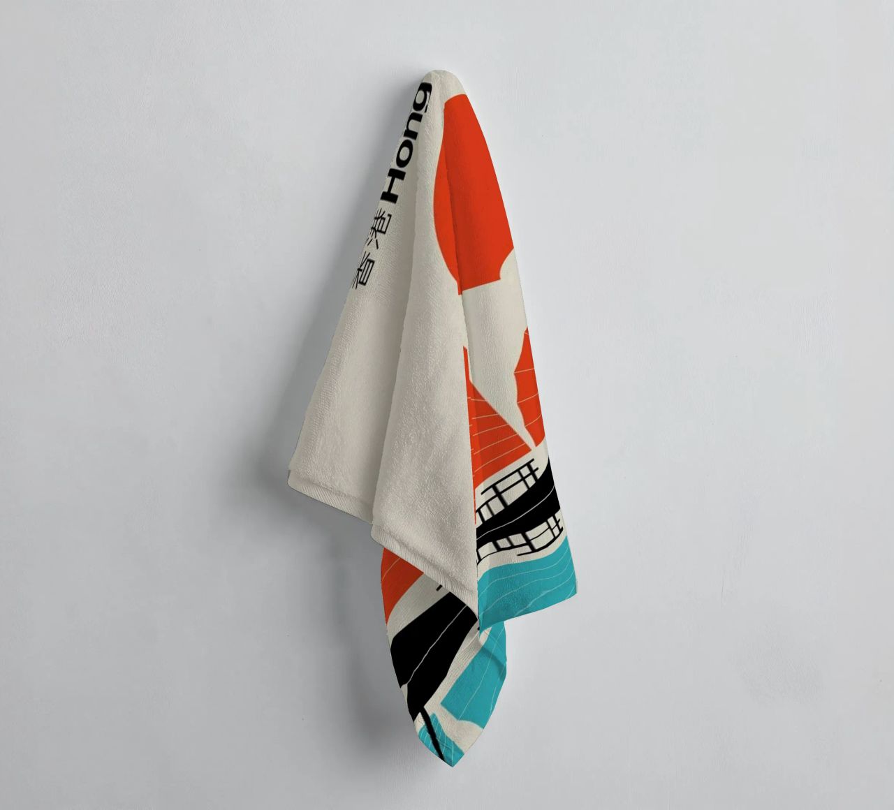 Hong Kong 78 towel by Bo Lundberg