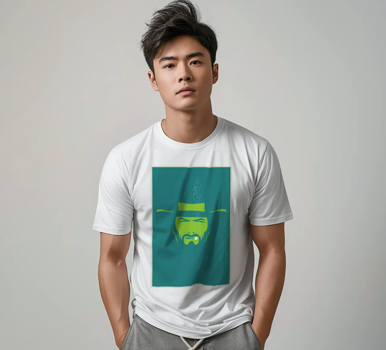 Clint T-Shirt von Bruno Morphet