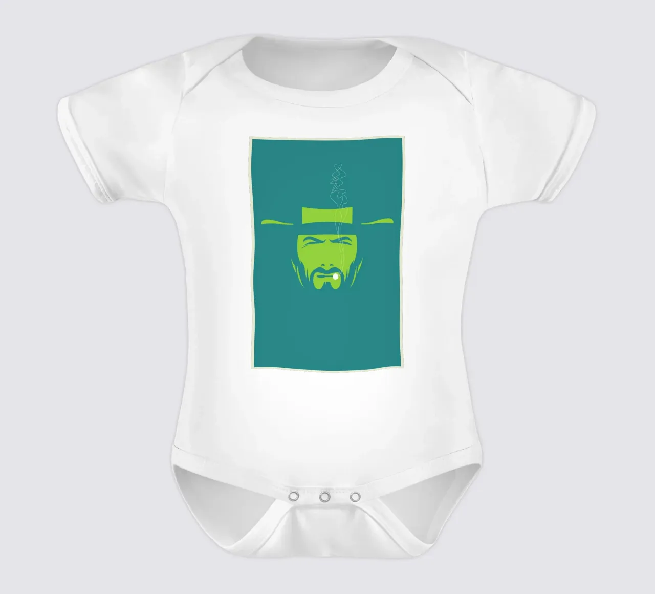 Clint body neonato maniche corte da Bruno Morphet