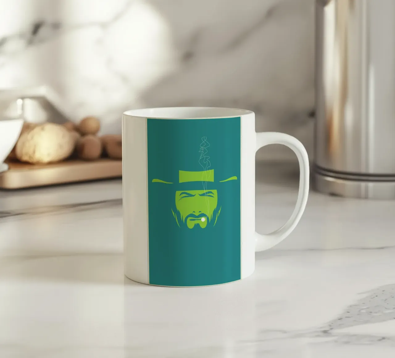 Clint tazza in ceramica da Bruno Morphet