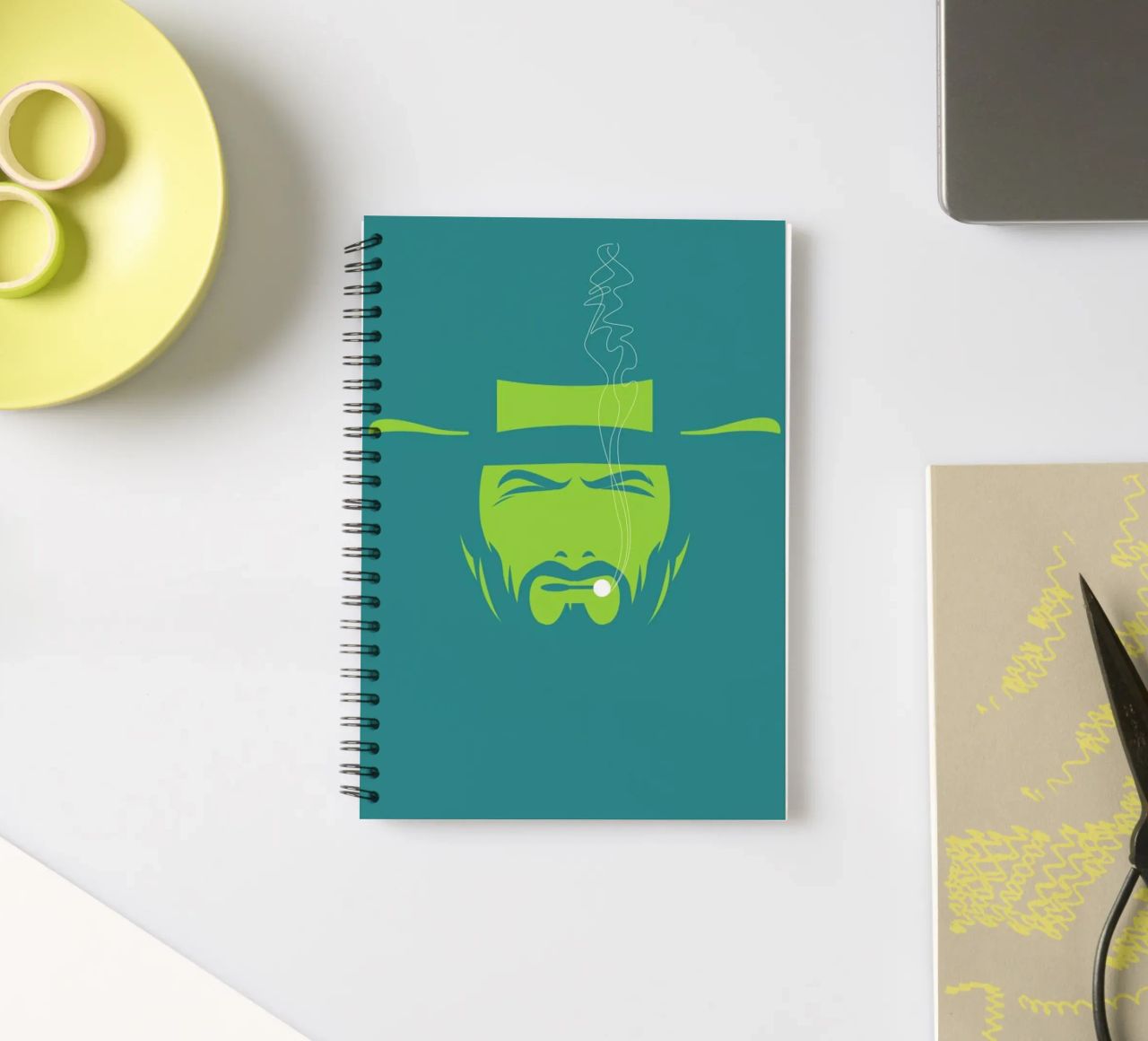 Clint spiral notebook by Bruno Morphet