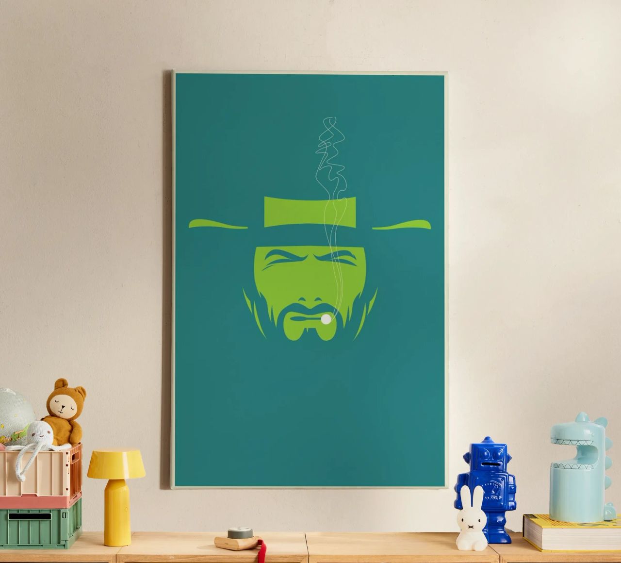 Clint canvas by Bruno Morphet