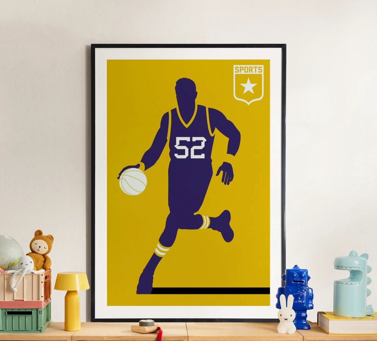 Basketball poster de Bo Lundberg