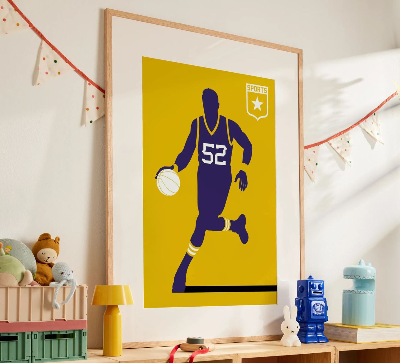 Basketball poster de Bo Lundberg