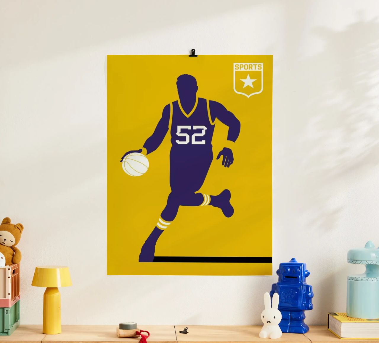 Basketball poster de Bo Lundberg