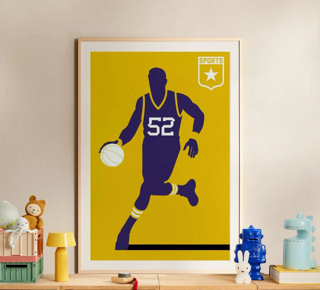 Basketball poster de Bo Lundberg
