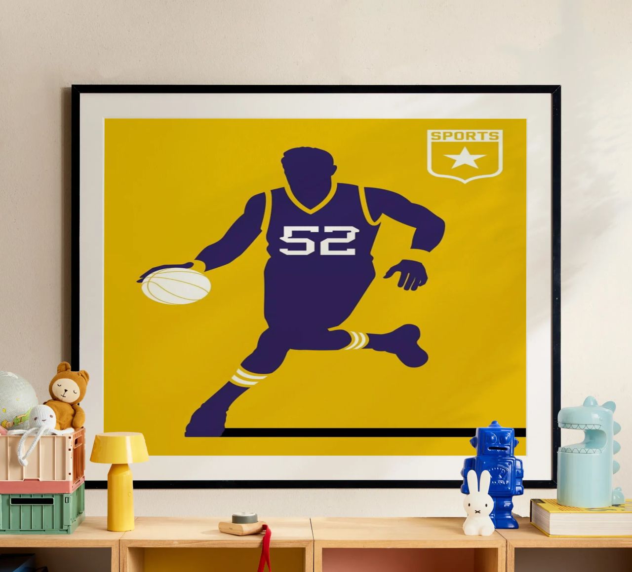 Basketball poster de Bo Lundberg