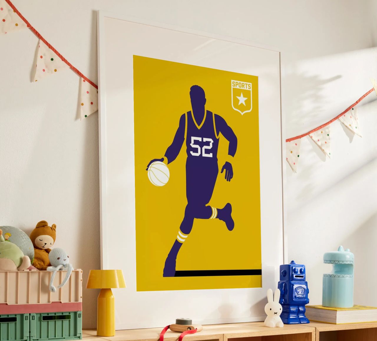 Basketball poster de Bo Lundberg