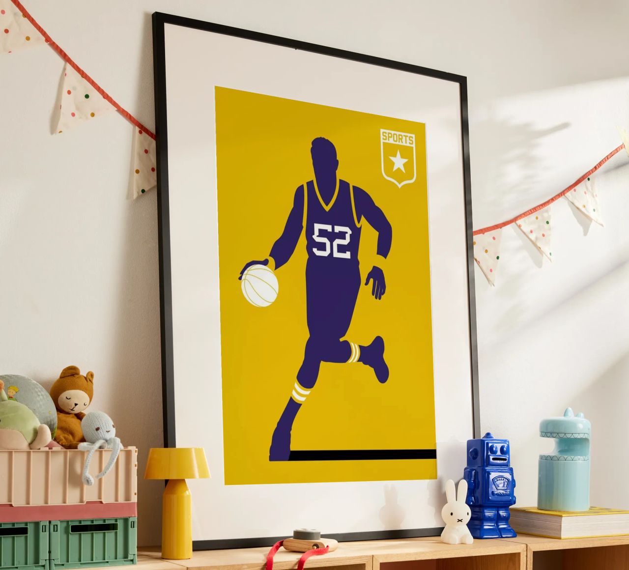 Basketball poster de Bo Lundberg