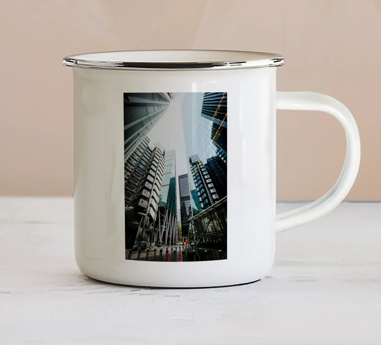 57 Città tazza in smalto da Bttn