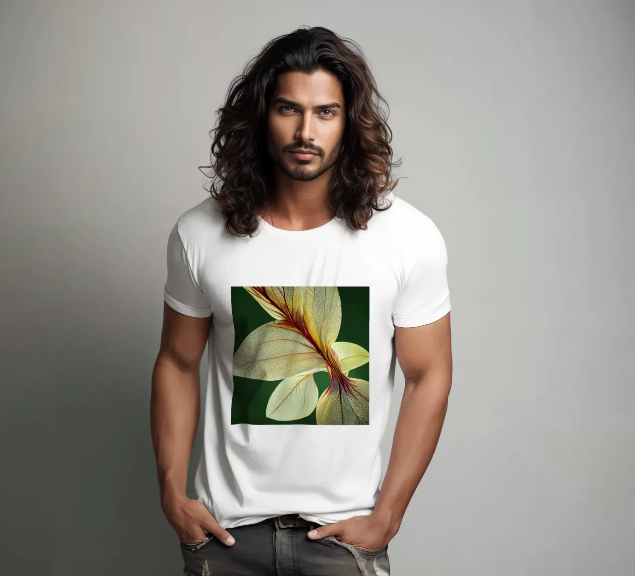 Macro Millingtonia Hortensis Fiore t-shirt da Bold Blooms