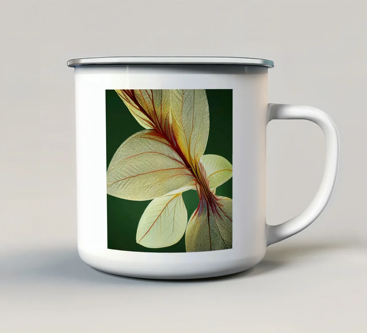 Macro Millingtonia Hortensis Fiore tazza in smalto da Bold Blooms