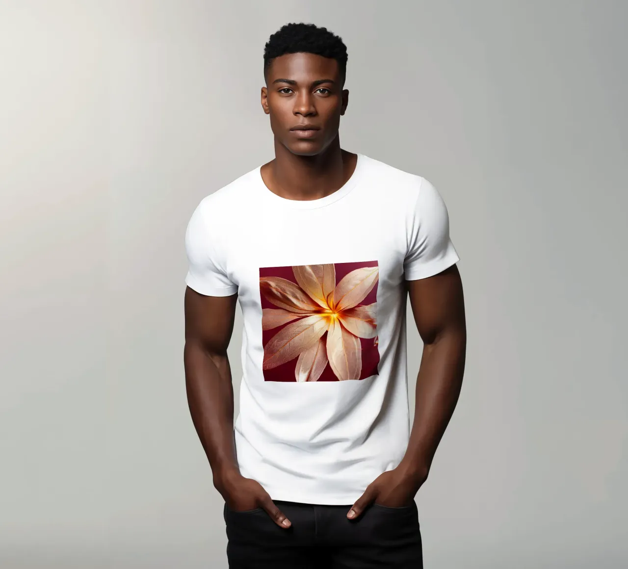 Macro Mirabilis Jalapa Fiore t-shirt da Bold Blooms