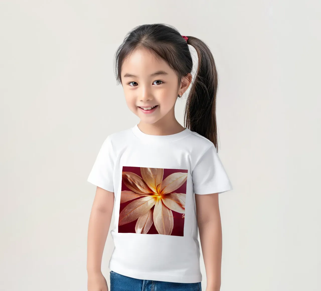 Macro Mirabilis Jalapa Fiore t-shirt bambini da Bold Blooms