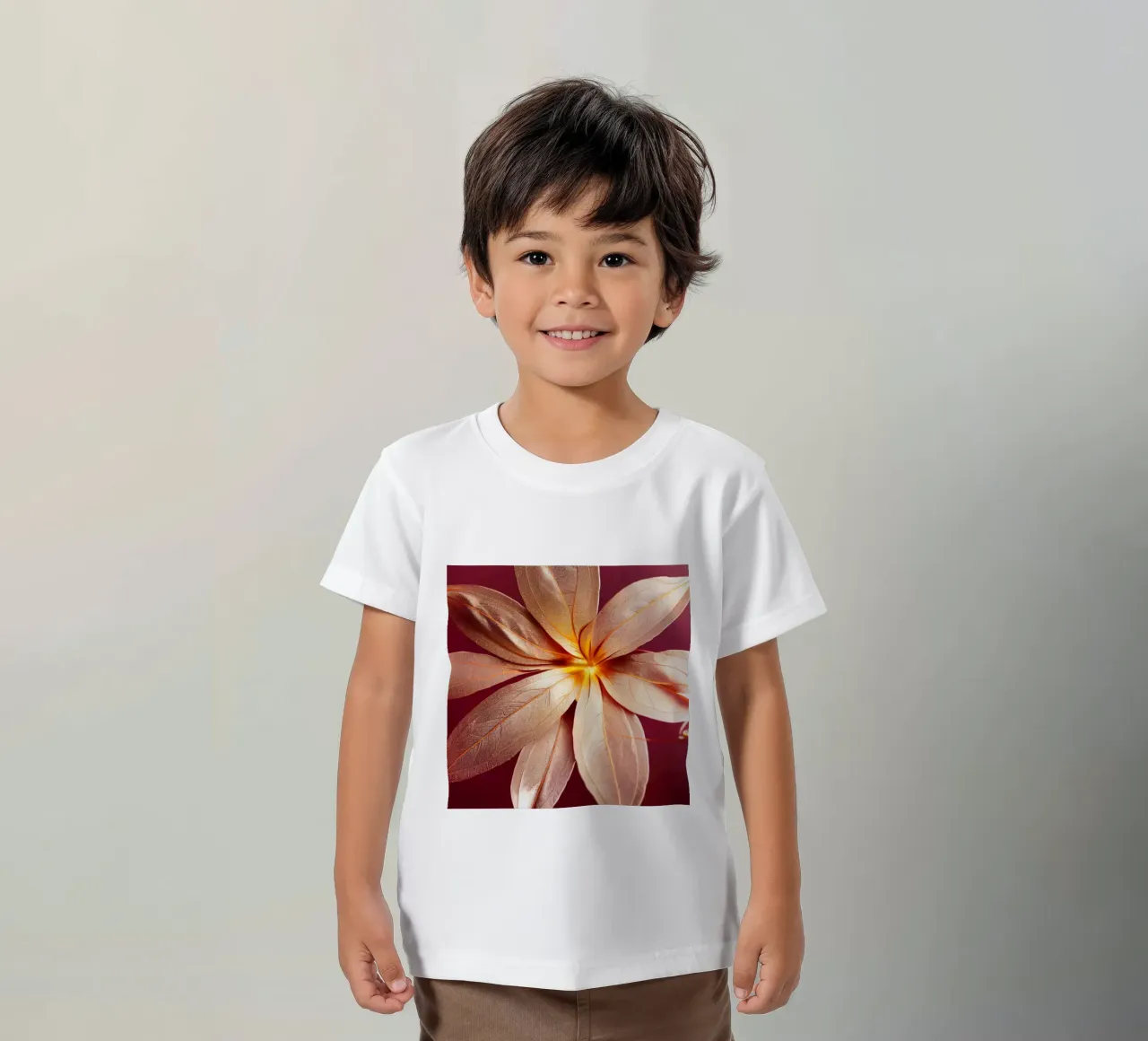 Macro Mirabilis Jalapa Fiore t-shirt bambini da Bold Blooms