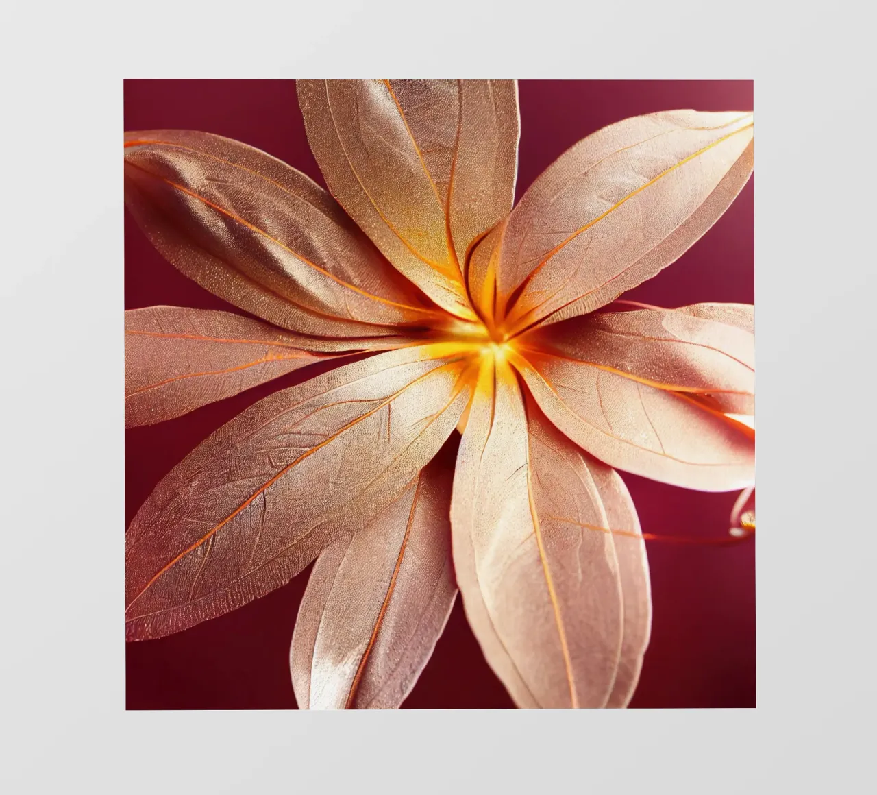 Macro Mirabilis Jalapa Fiore pellicola backlit da Bold Blooms