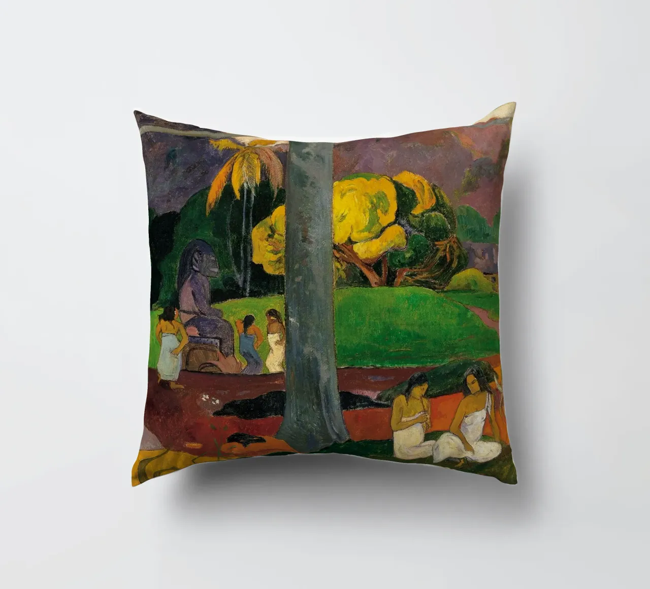 Paul Gauguin - Mata Mua decorative cushion by Timeless Artworks
