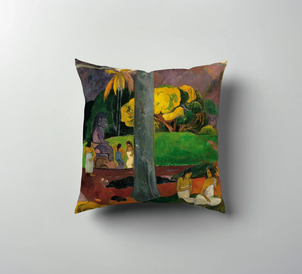 Paul Gauguin - Mata Mua decorative cushion by Timeless Artworks