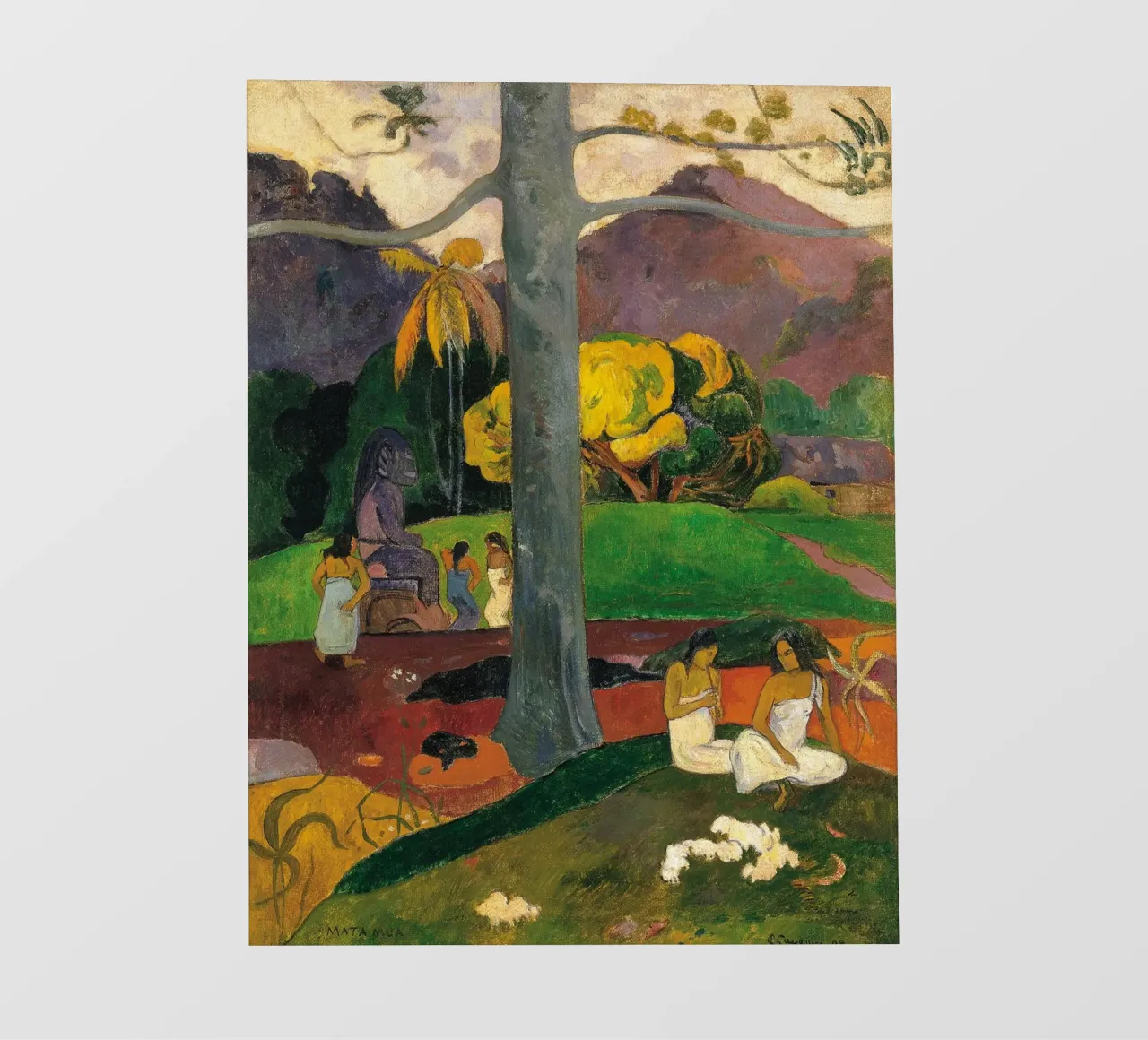 Paul Gauguin - Mata Mua telo in pvc da Timeless Artworks