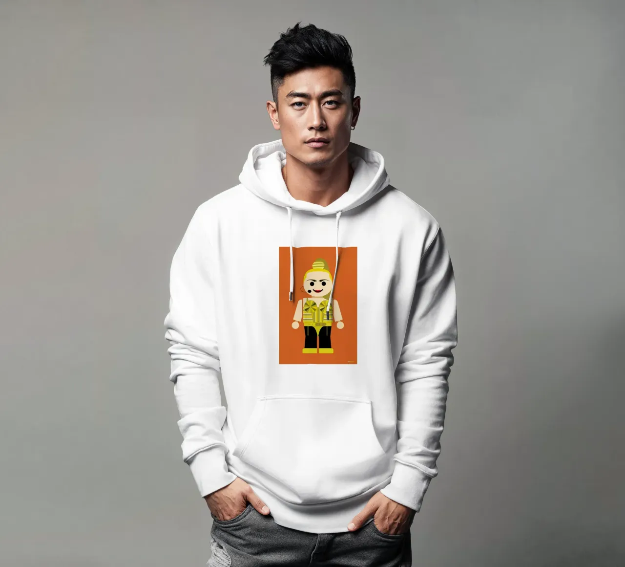 Madonna Toy felpa con cappuccio da Rafa Gomes