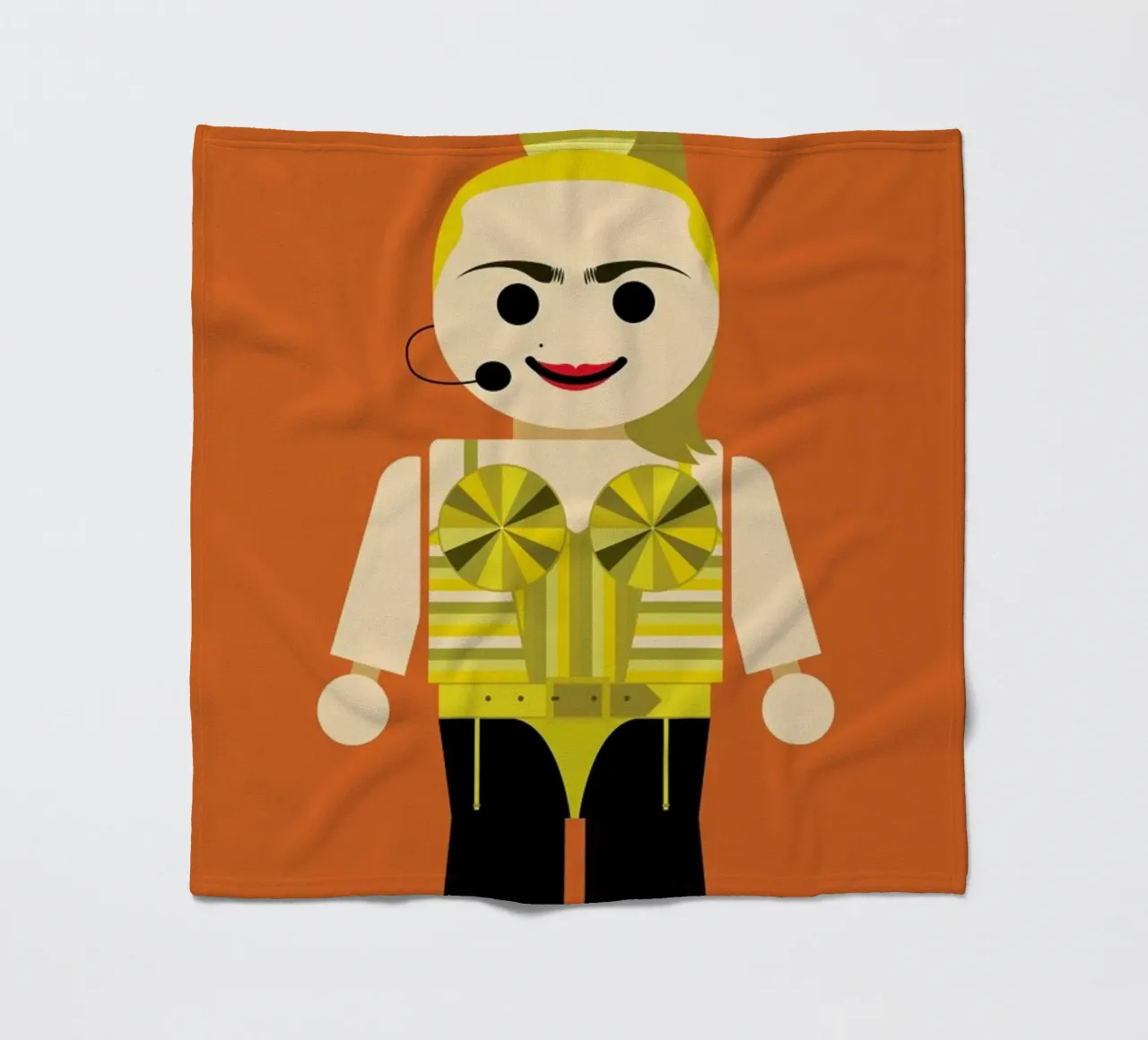 Madonna Toy coperta in pile da Rafa Gomes