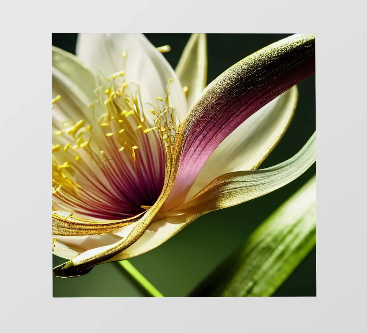Macro fiore di giglio monsonico pellicola backlit da Bold Blooms