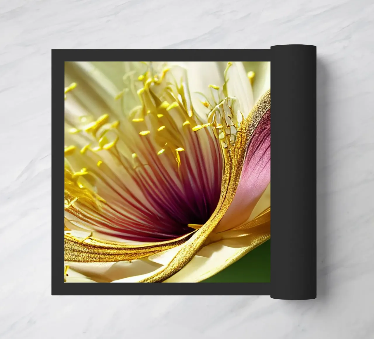 Macro Flor de lirio de los monzones felpudo de Bold Blooms