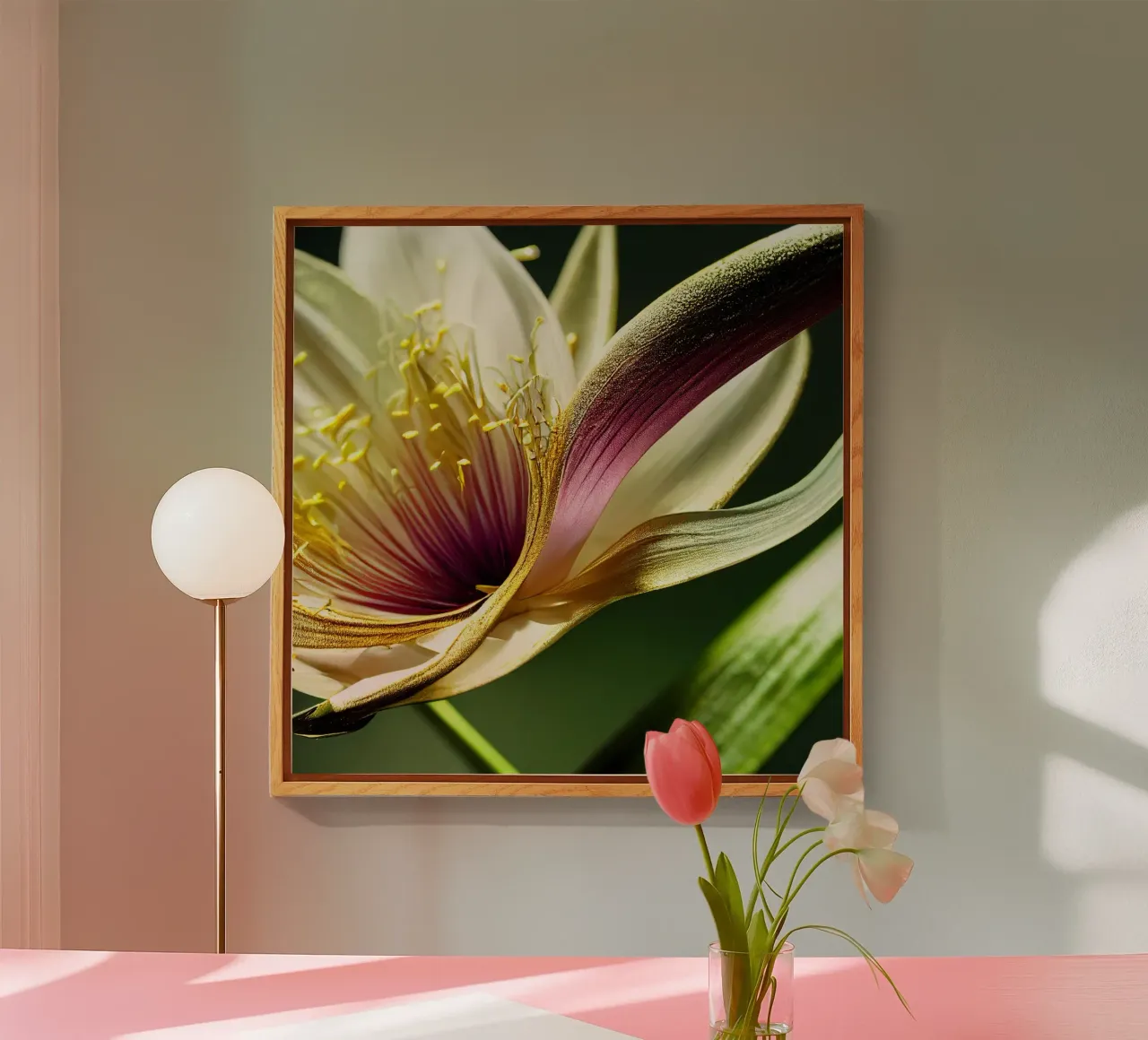 Macro fiore di giglio monsonico plexiglass da Bold Blooms