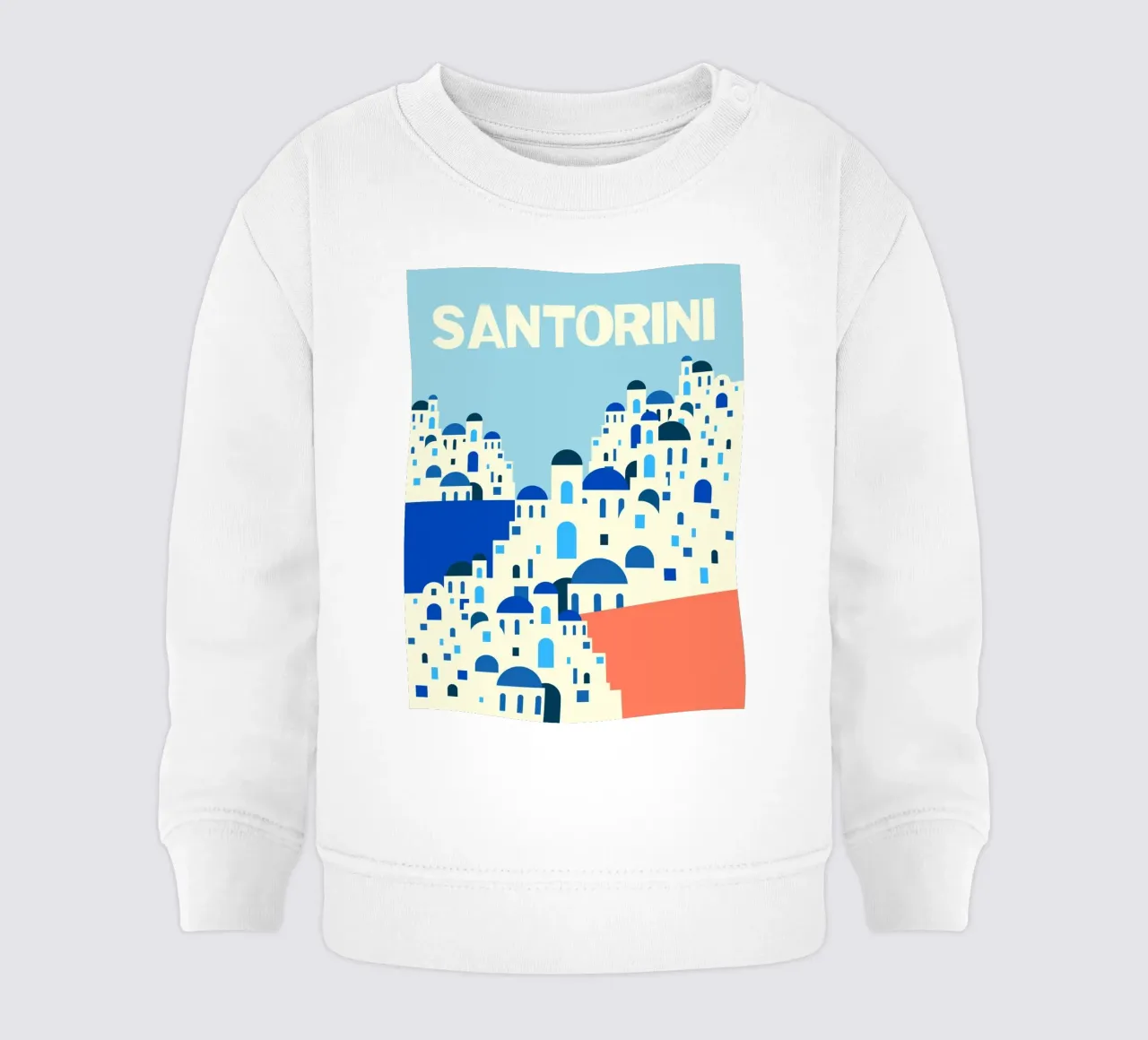 Santorini Summer felpa neonato da susanapaz
