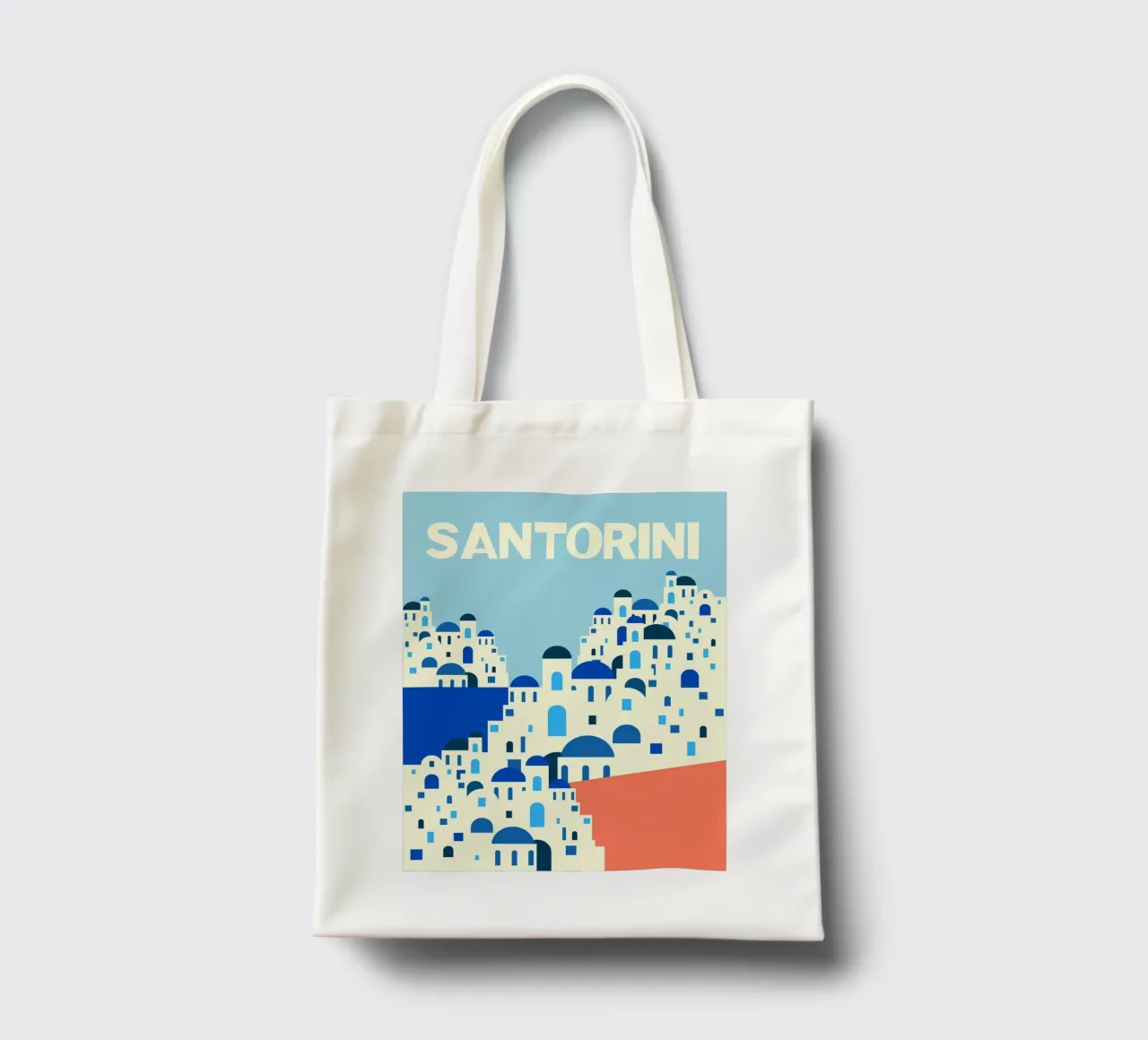 Santorini Summer borsa in juta da susanapaz