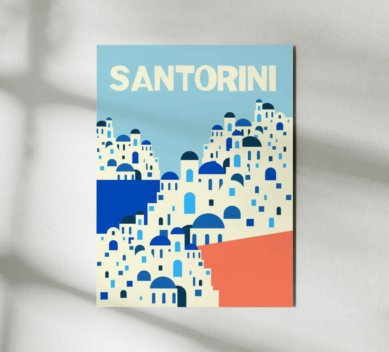Santorini Summer alluminio dibond da susanapaz